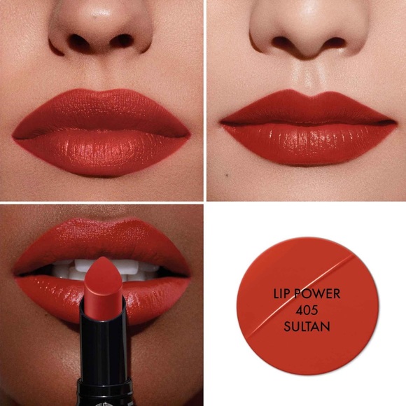 NEW Giorgio Armani Lip Power Long Lasting Lipstick - 405 Sultan brick red - Picture 2 of 4